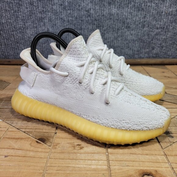 adidas gazelle silver green womens ADIDAS YEEZY BOOST 350 V2 CREAM (PRE-OWNED) CP9366 SIZE 8.5 – Original Grail main image 1